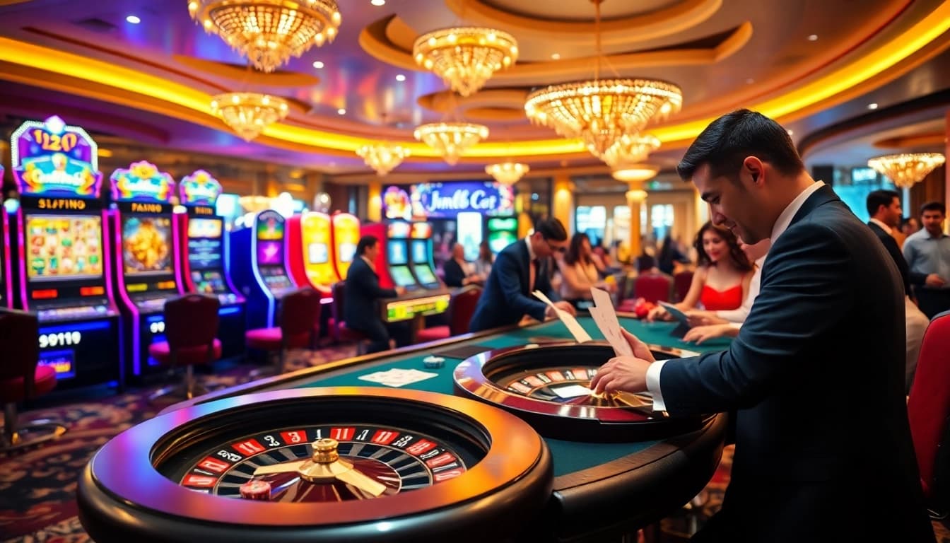 Experience the thrill of gaming at jun88pl.com with vibrant casino tables and lively gameplay.