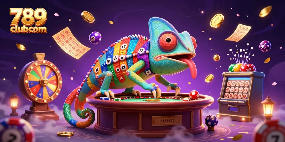 Experience thrilling gaming action at 789clubcom with colorful balls and vibrant casino elements.