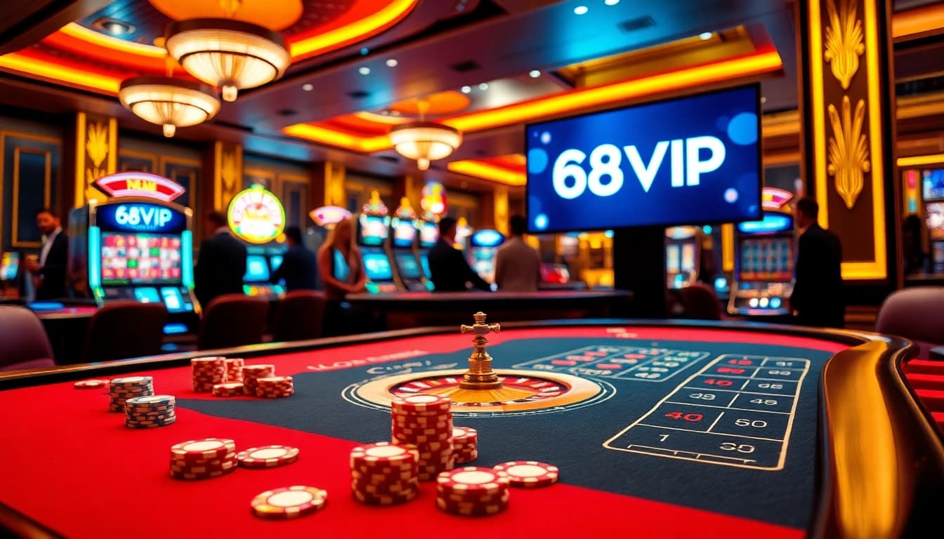 Experience the thrill of 68VIP with engaging casino games and vibrant atmosphere.