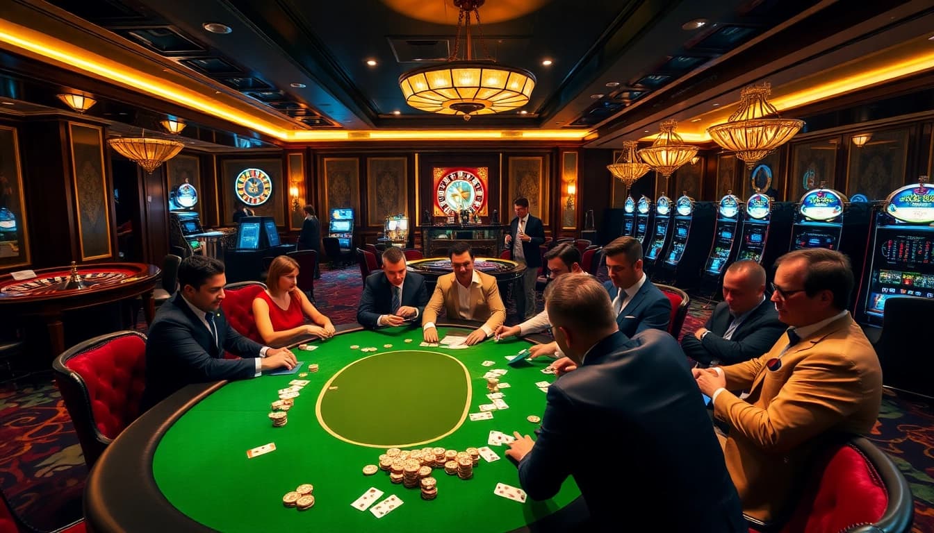 Engage in a thrilling game at 789win vip with vibrant poker tables and high-stakes excitement.