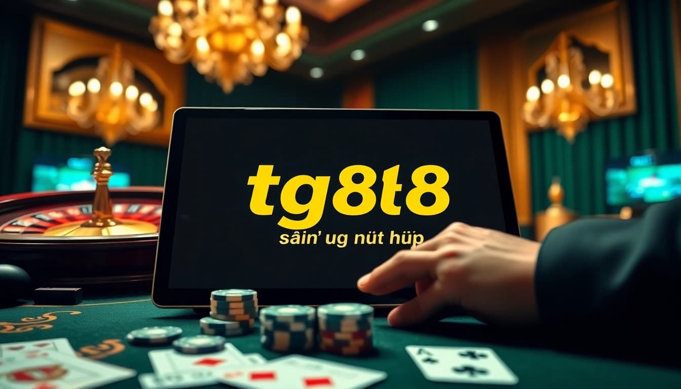 Engaging players at tg88 đăng nhập with vibrant casino tables and immersive gaming experiences.