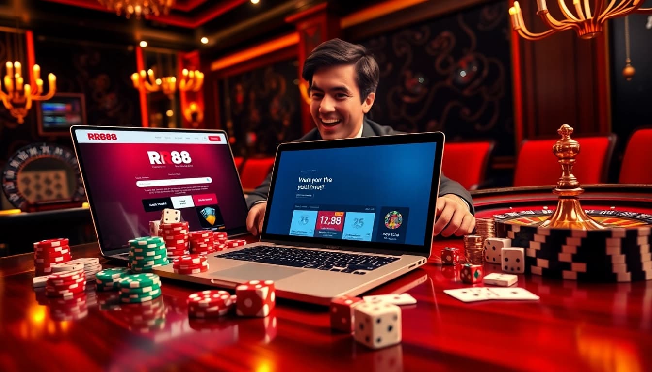 Experience the excitement of online gambling at https://rr88c.org/ with vibrant casino elements.