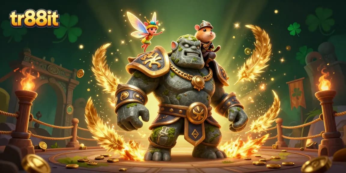 Experience thrilling gameplay at tr88it, featuring dynamic casino scenes with enchanting characters.