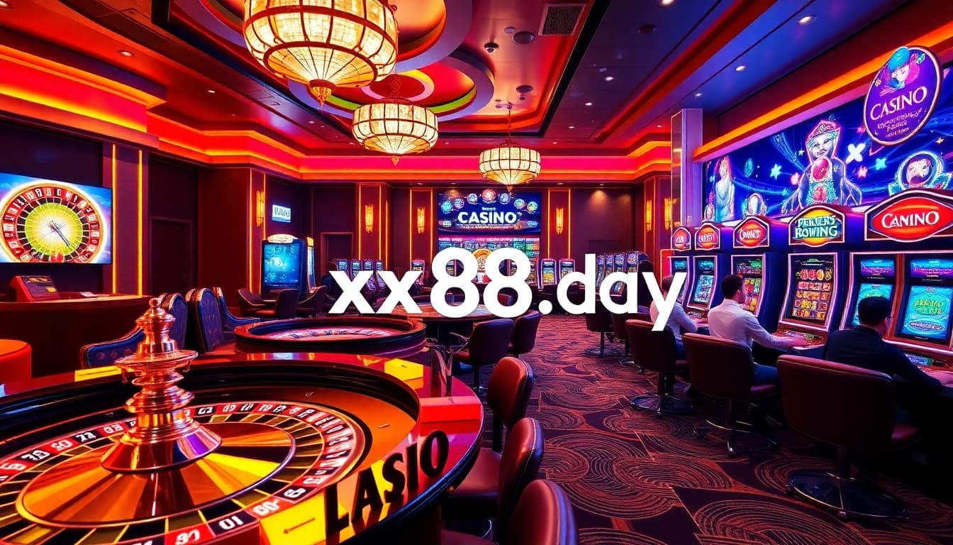 Experience the excitement of online gambling at https://xx88.day/ with immersive casino visuals.