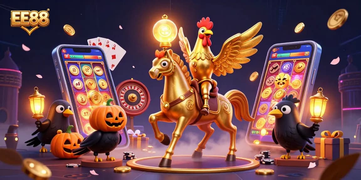 Experience winning moments at EE88 with exciting games in a magical casino setting.