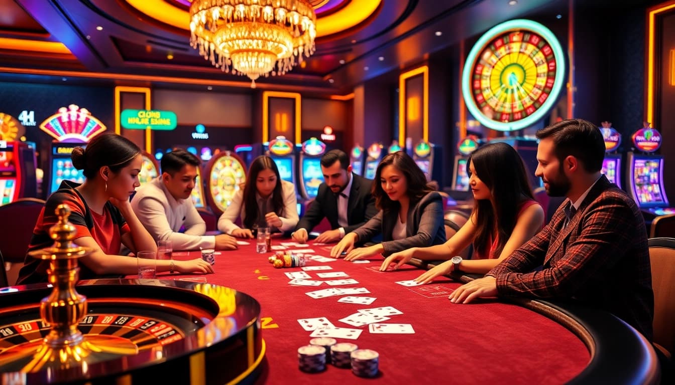 Engage with thrilling gameplay at https://kjc.football/ in a luxurious casino atmosphere.