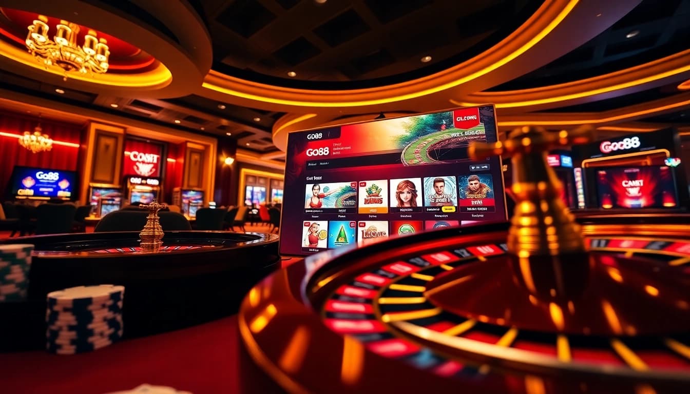 Experience the thrill of Go88 with engaging gaming options in a luxurious casino setting.