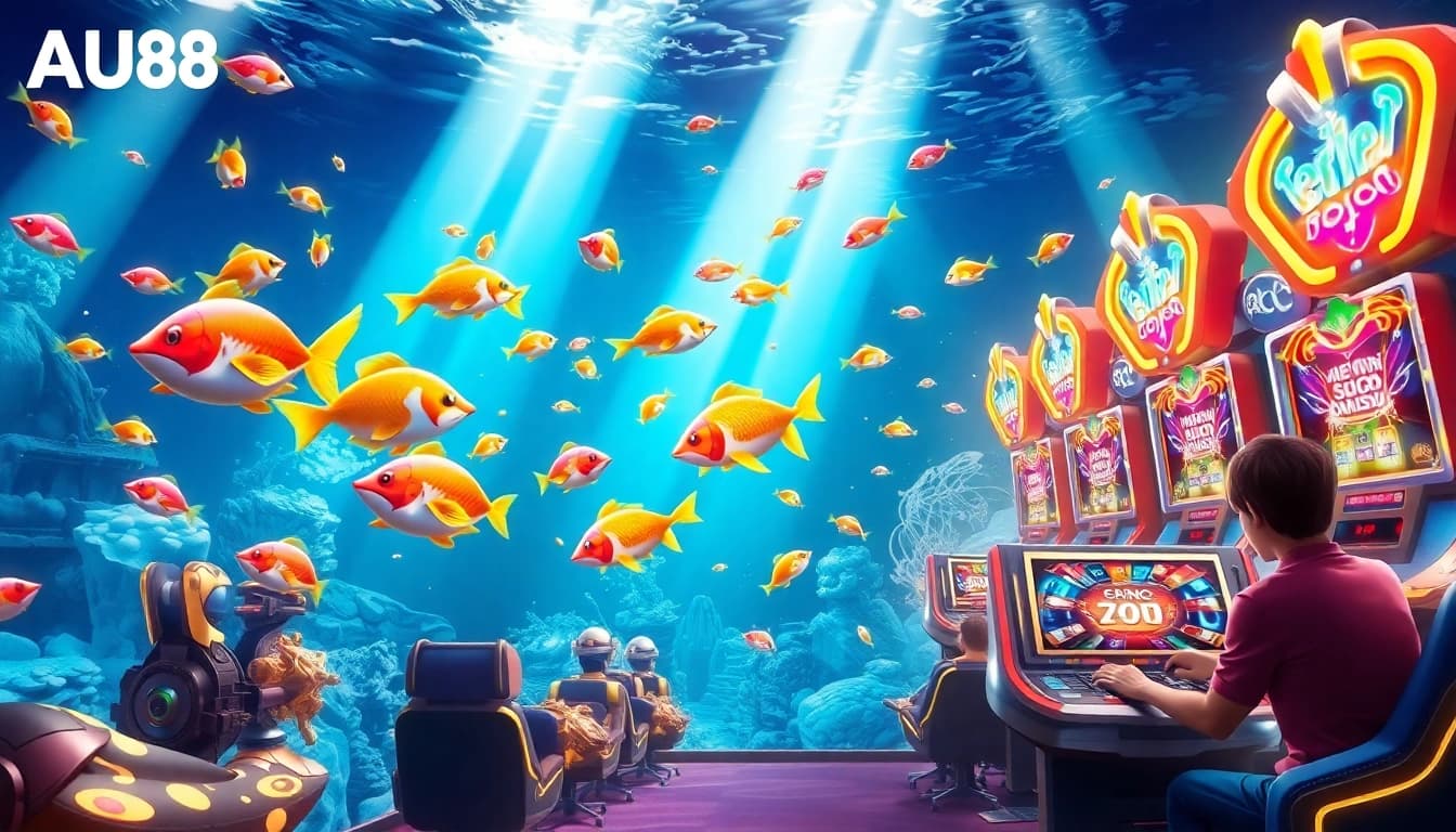 Bắn Cá Phát Tài 3D AU88 offers ultimate fish shooting excitement with vibrant graphics.