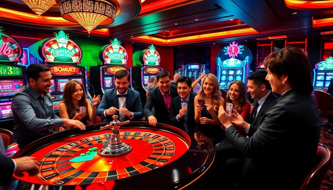 Experience excitement at the casino with https://fly88.ae.org/ featuring roulette, cards, and colorful chips.