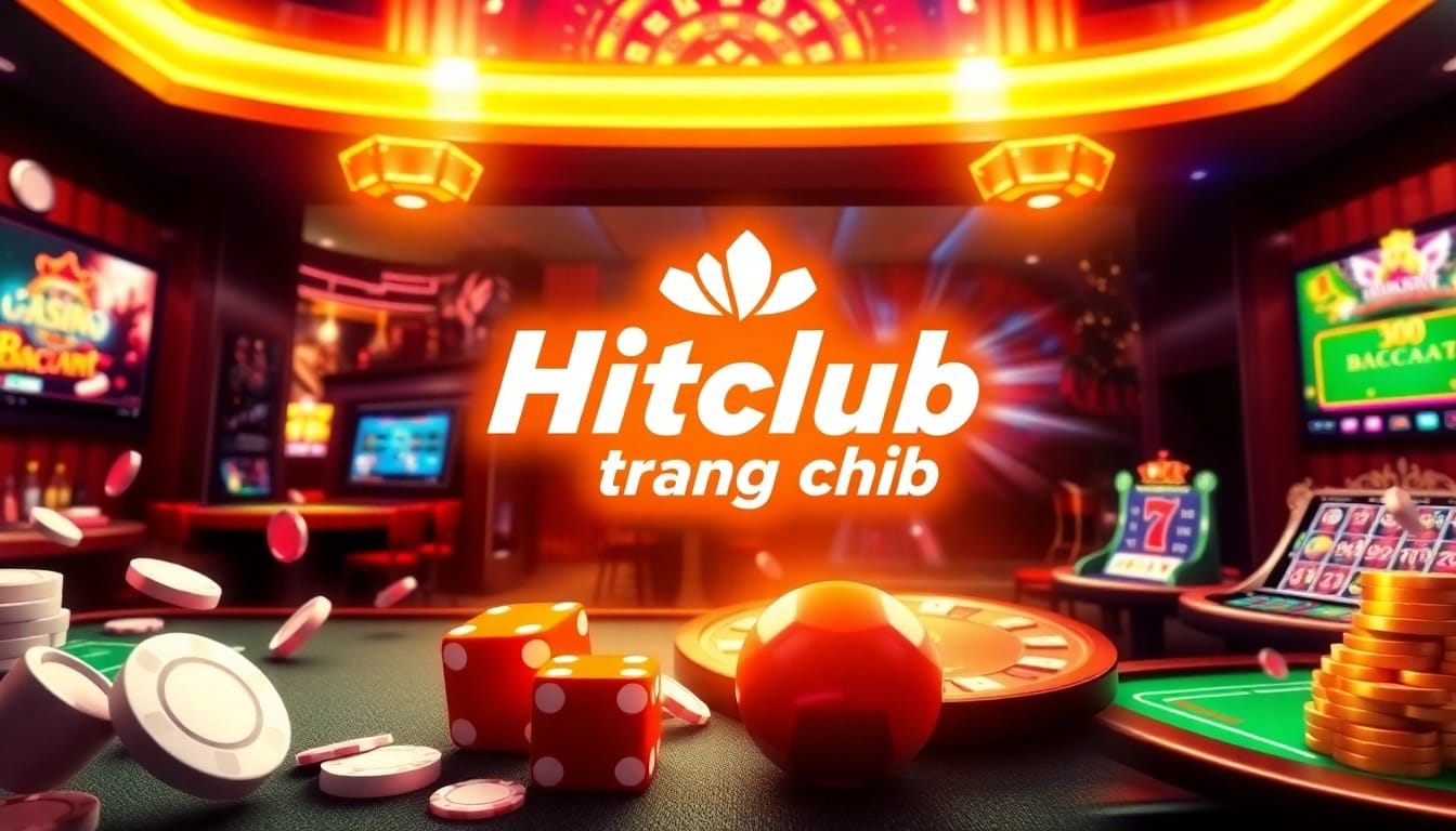 Experience the thrill of gambling on Hitclub trang chủ with vibrant online casino visuals.