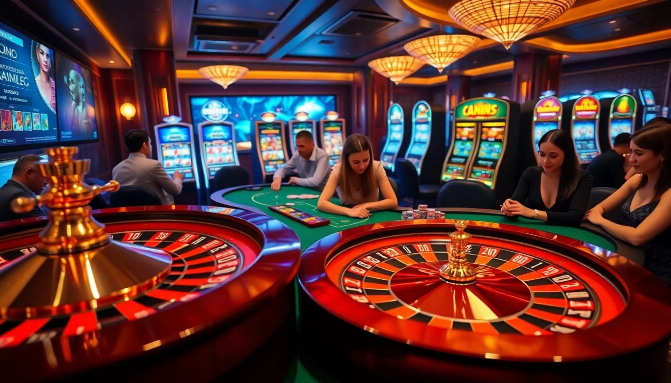 Engage in thrilling casino actions with https://nk88net.com/ showcasing poker chips and a roulette wheel.