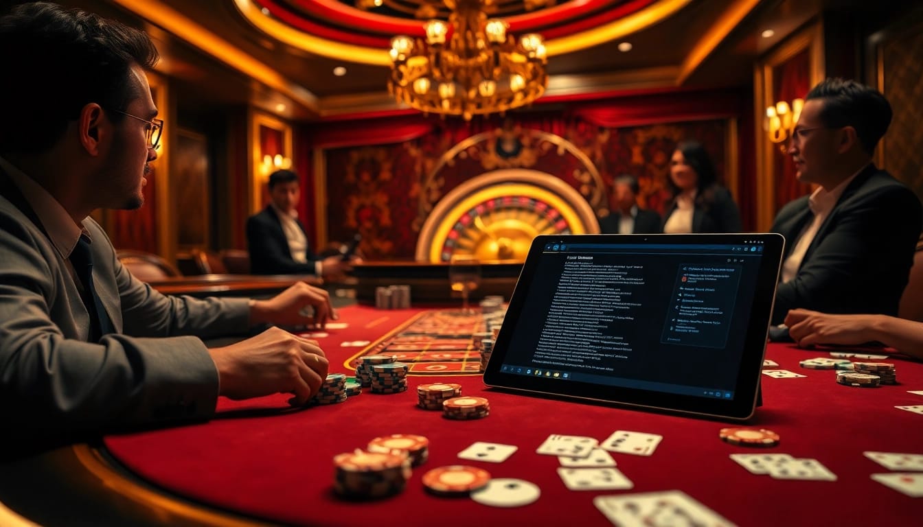 Experience high-stakes gaming at the hidden wiki-inspired luxurious casino setting.
