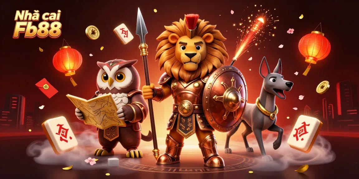 Engage with Nhà cái Fb88 through a vibrant 3D casino scene showcasing excitement and strategic plays.