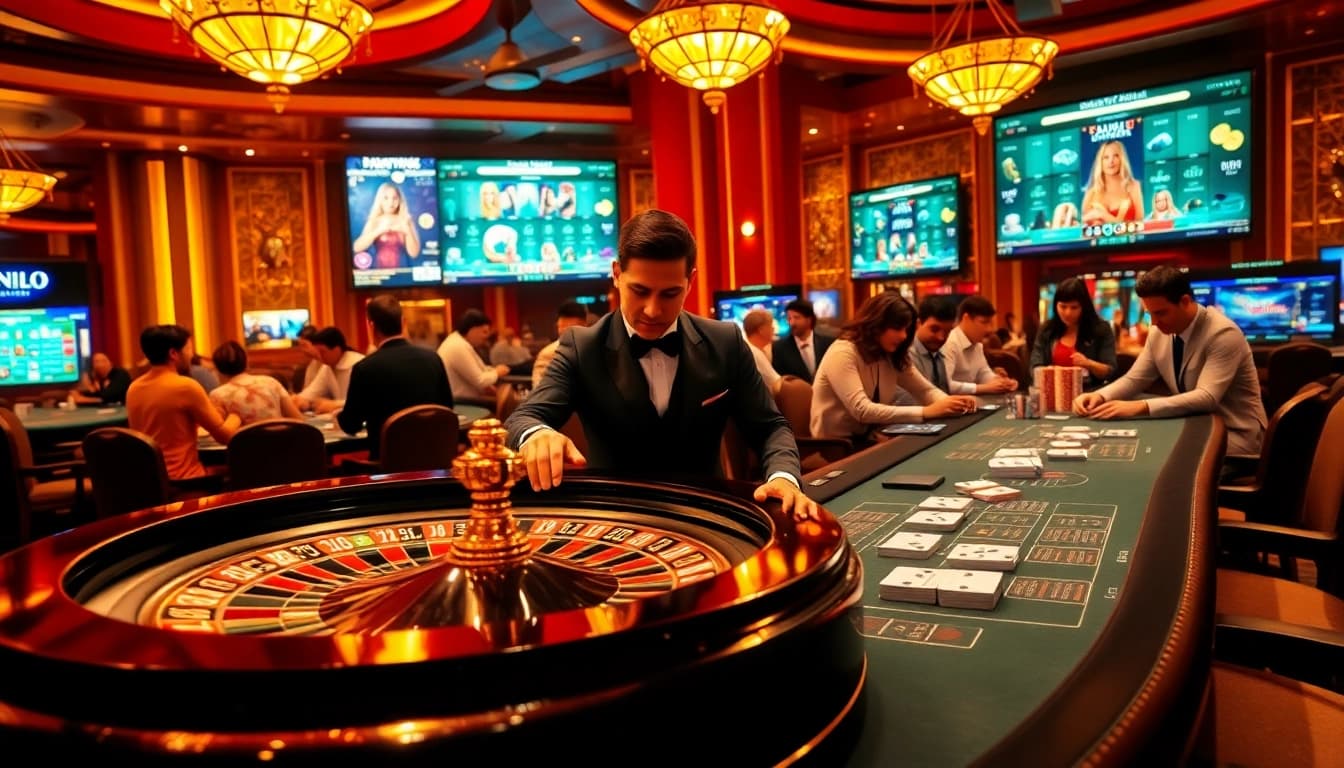 Engaging players at a high-stakes roulette table with the bdtk66 blog theme.