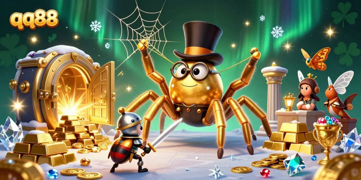 Engage with the thrilling world of qq88 casino gaming featuring dynamic characters and treasures.