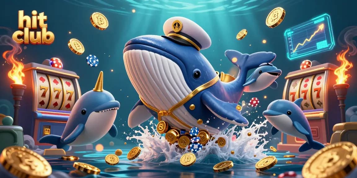 Engage in thrilling games at hit club with vibrant characters and coins in a dazzling 3D casino world.