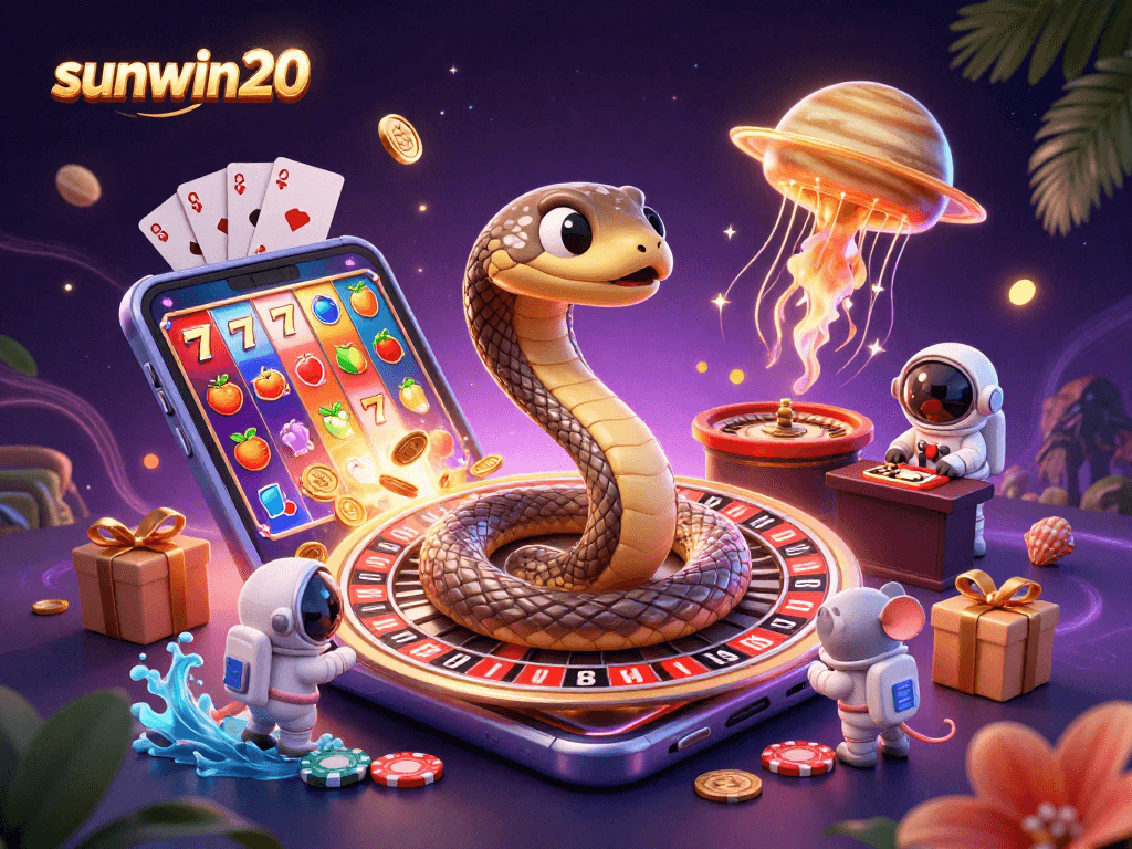 Experience sunwin20's cosmic casino with astronauts betting on Saturn's roulette rings.