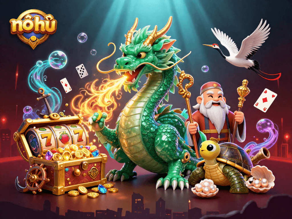 Engage in exciting nổ hũ adventures with dynamic characters and vivid casino elements.