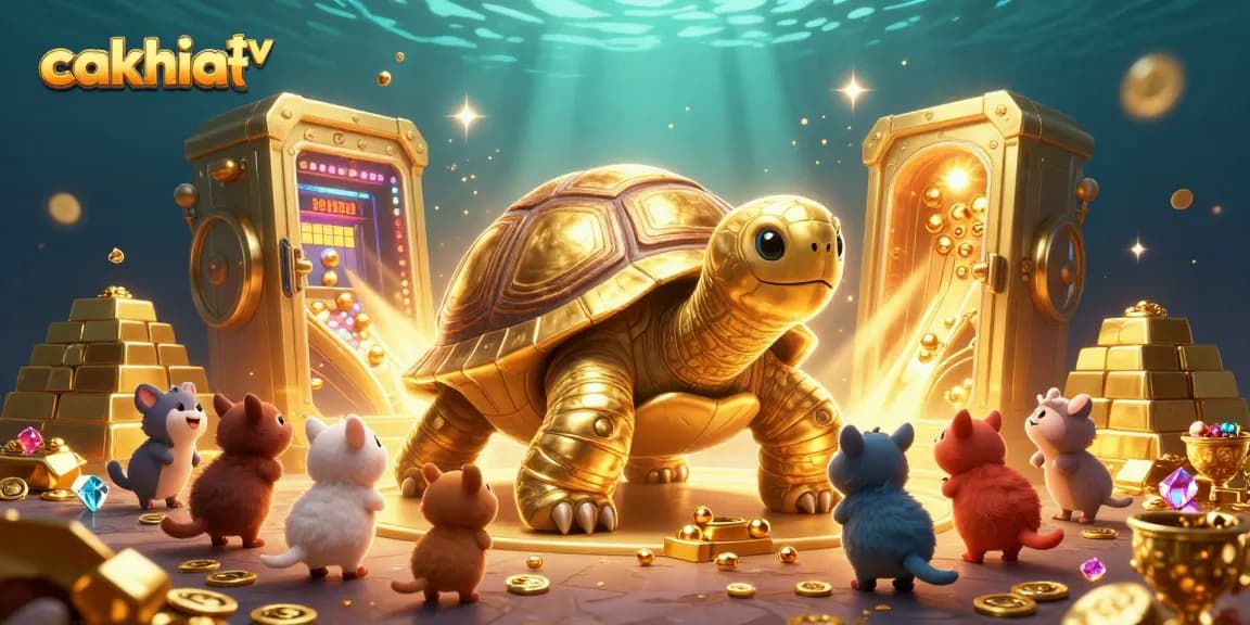 Experience thrilling action with cakhia tv's energetic gambling scene featuring vibrant treasures and lively characters.