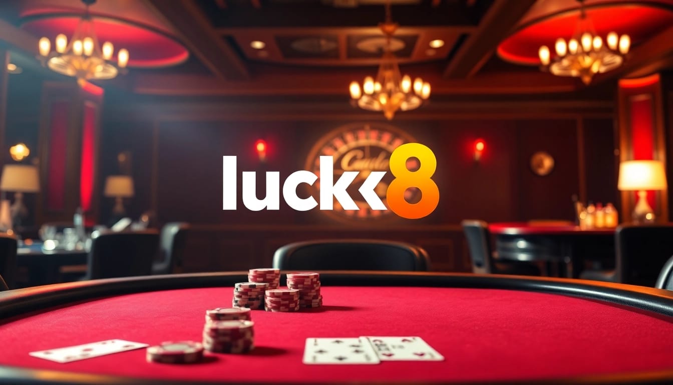 Engage with luck8 cc at a luxurious poker table with rich ambiance and exciting digital interfaces.