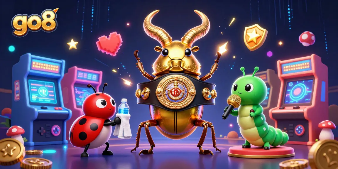 Go8 immersive gaming scene showcasing the excitement of online gambling with vibrant characters and elements.