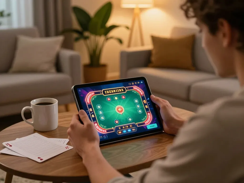 Engaging gameplay on EU9 real money casino platform, showcasing winning moments with strategic focus.