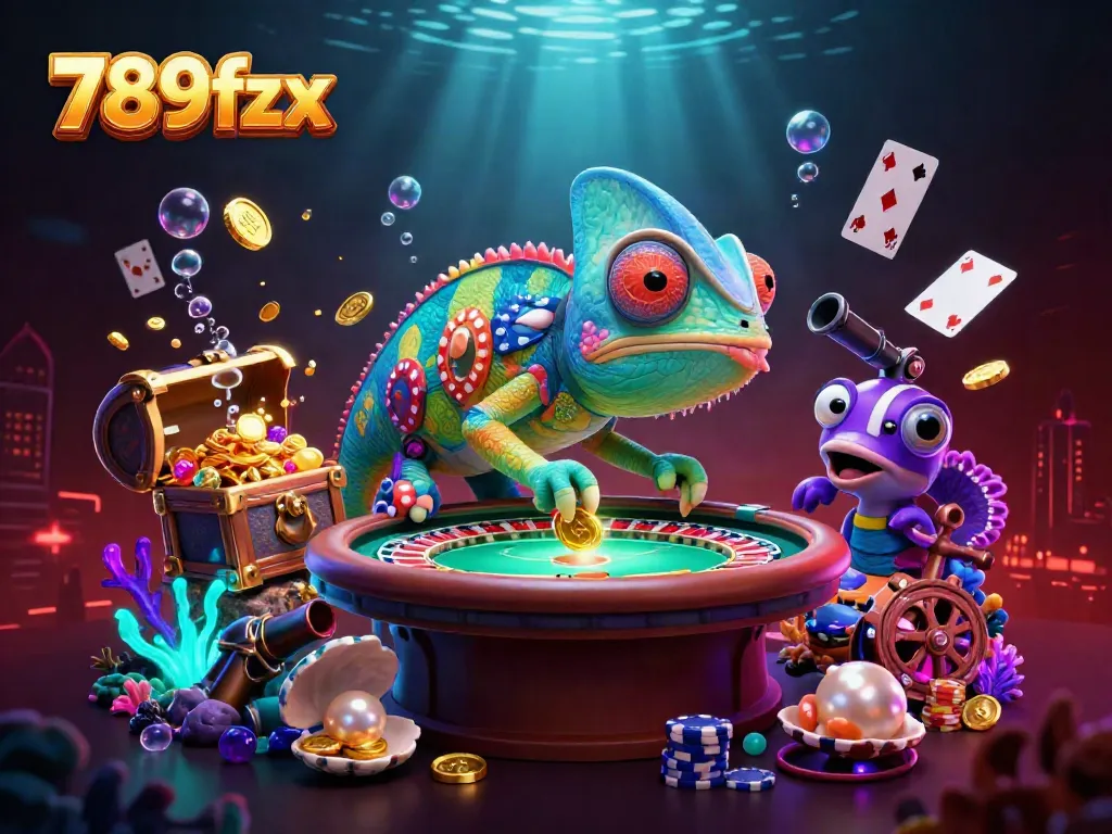 Engage with thrilling 789fzx games as the chameleon casino owner captures golden coins!