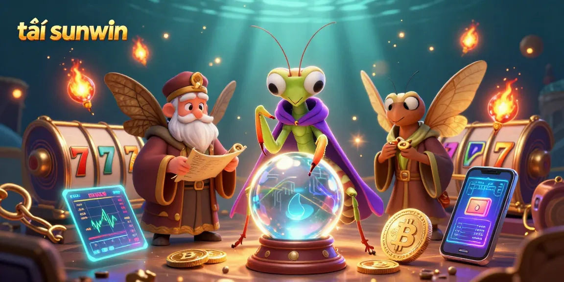 Engage with the exciting tải sunwin experience while witnessing luck and wisdom blended in vibrant 3D illustration.