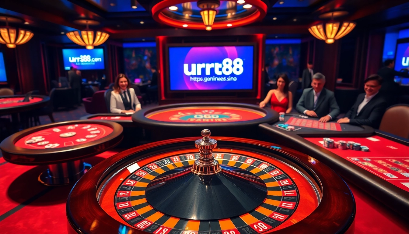 Experience the excitement at https://urr88.com/ with thrilling casino games and vibrant roulette tables.