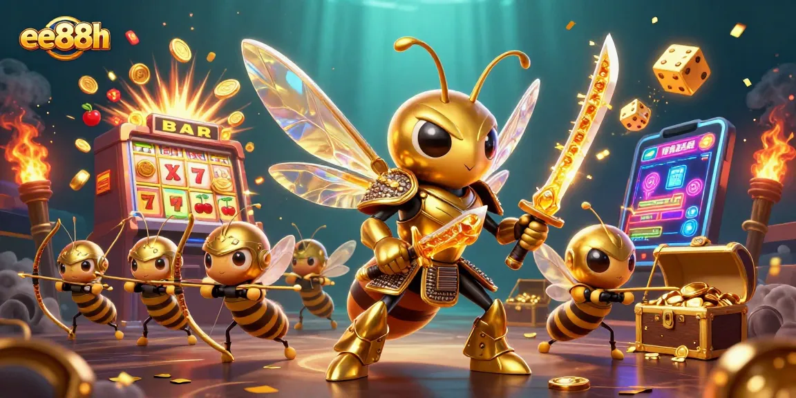 Engage with the dazzling world of ee88h as a 3D golden hornet and bee archers enjoy epic slot adventures.