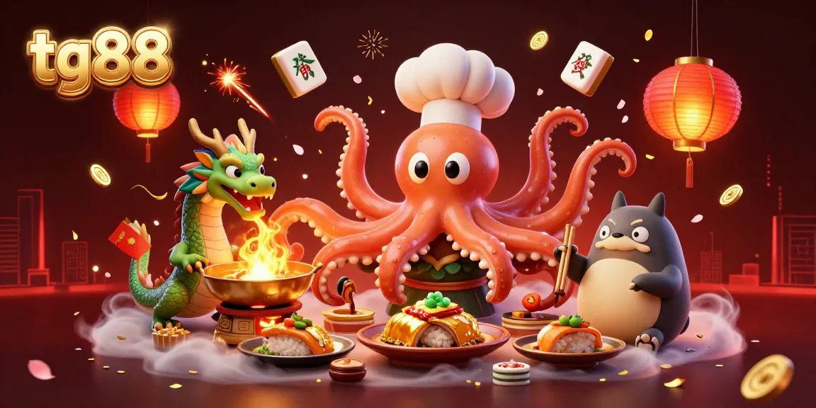 Experience the thrilling world of tg88 casino with dynamic characters and golden game elements.