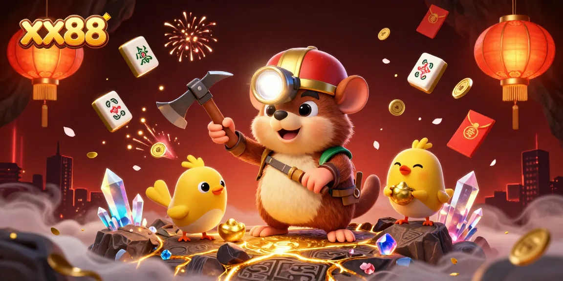 Experience thrilling gameplay at xx88 with vibrant characters, treasures, and dynamic elements.