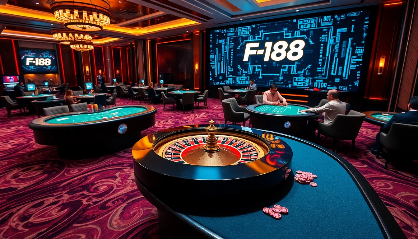 Experience the excitement of F168 casino gaming with vibrant tables and thrilling action.