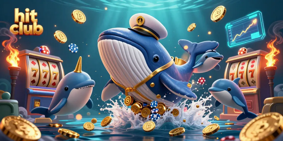 Engage in thrilling games at hit club with vibrant characters and coins in a dazzling 3D casino world.