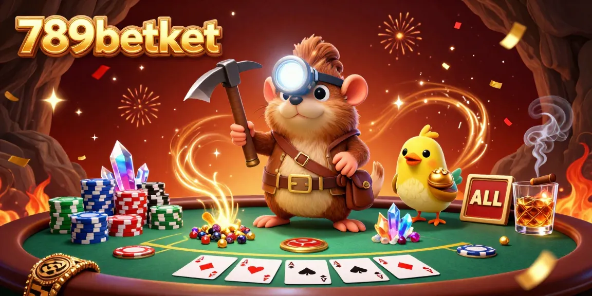 Engage with the thrilling world of 789betket as a treasure hunter mole and canary win big at the poker table.