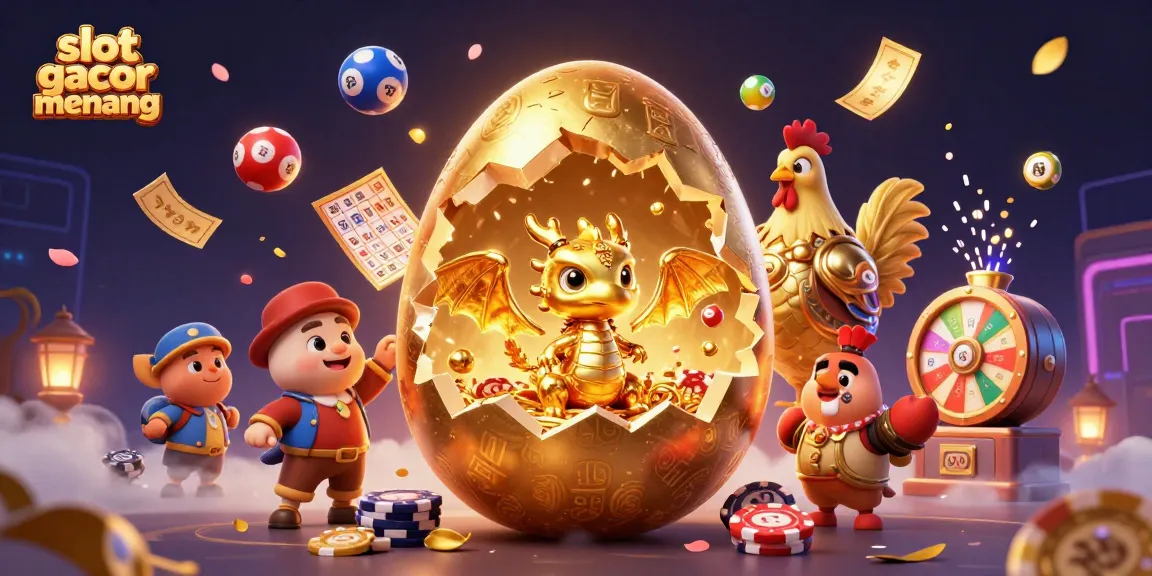 Experience intense gaming excitement with slot gacor gampang menang amidst golden treasures and dynamic casino elements.