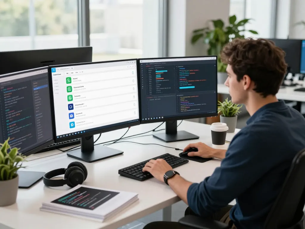 OpenClaw integration demonstration in a tech workspace showing seamless multi-platform communication.