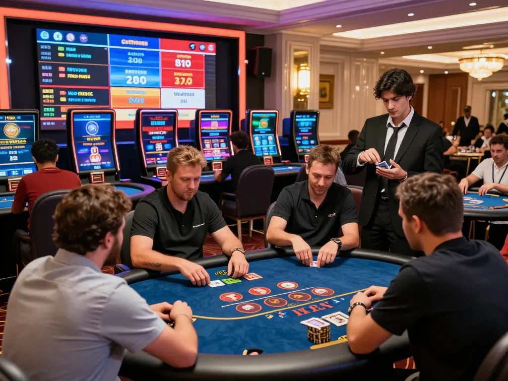 Exciting online casino experience at 23win with diverse players in action.