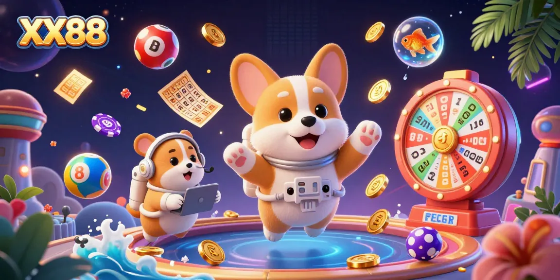 Experience thrilling gameplay at XX88 with a dynamic casino atmosphere, showcasing exciting lottery elements.