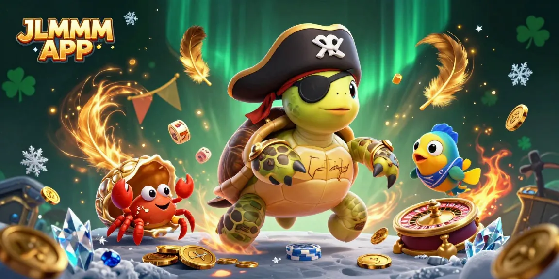 Play slots and win with the exciting JLMMM APP featuring vibrant characters and animations.