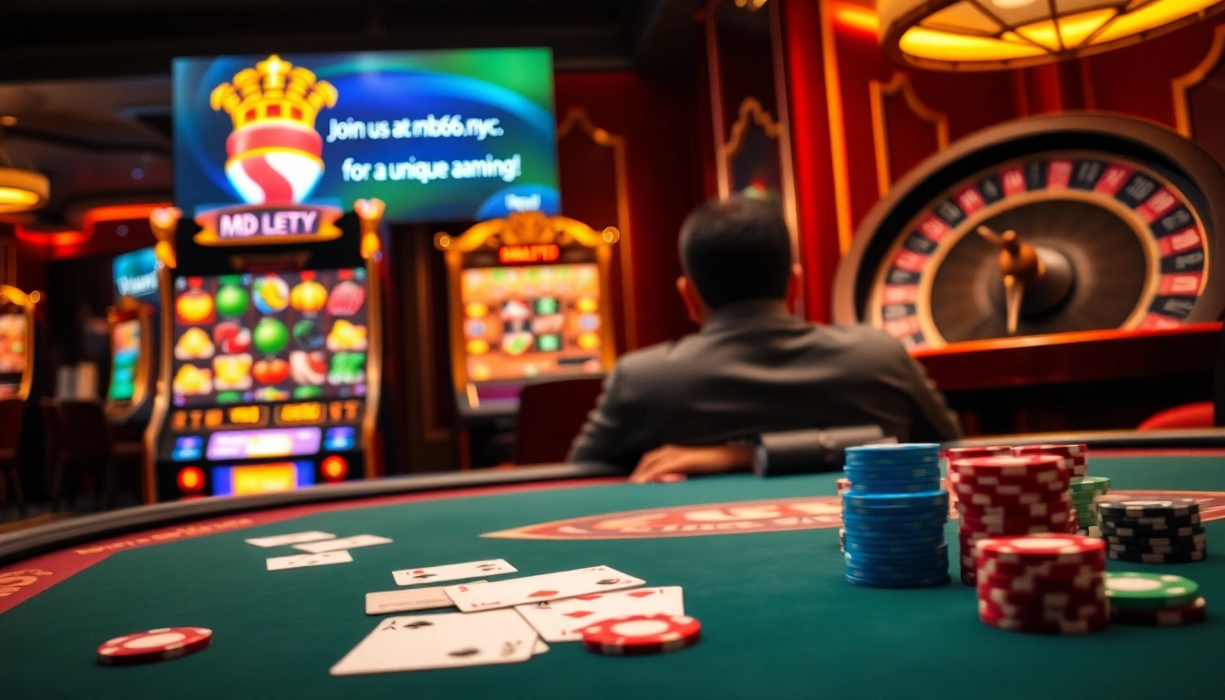 Experience the thrill of winning at mb66.nyc with engaging poker games and vibrant slot machines
