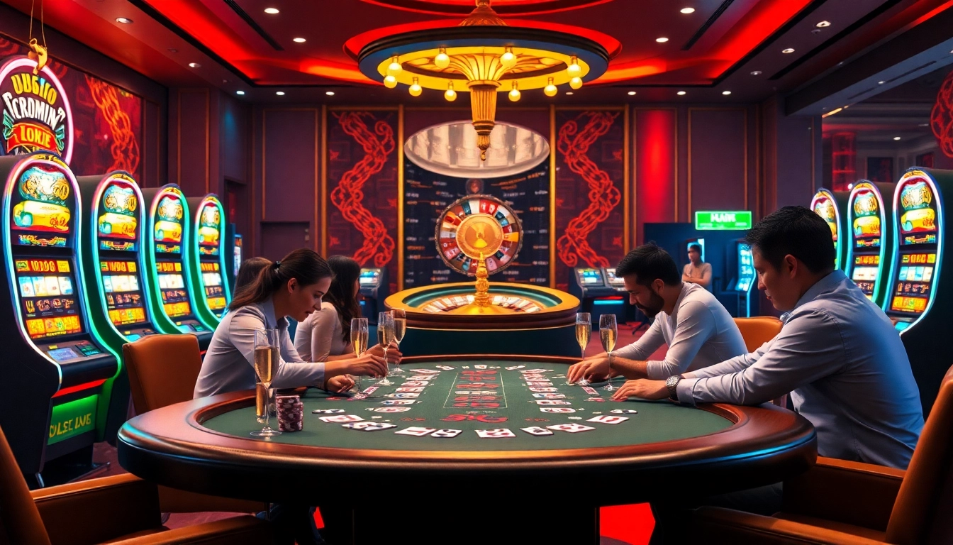Experience the thrill of gaming at jl55 club with high-stakes poker and vibrant slot machines.