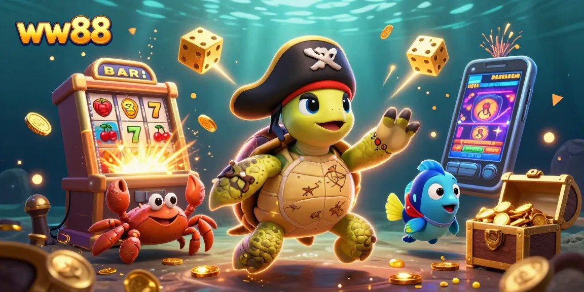 Experience thrilling gameplay at ww88 with pirate-themed characters and a dynamic casino atmosphere.